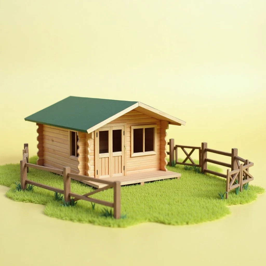Log Cabin on Agricultural Land or a Paddock
